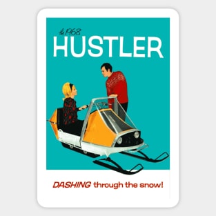 Hustler Snowmobile Sticker